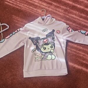 Cute Lavender Character Hoodie